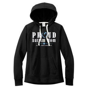 Proud Autism Mom Accept Understand Love Women's Fleece Hoodie