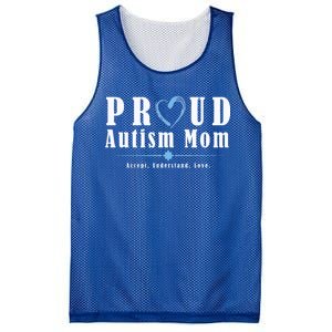 Proud Autism Mom Accept Understand Love Mesh Reversible Basketball Jersey Tank