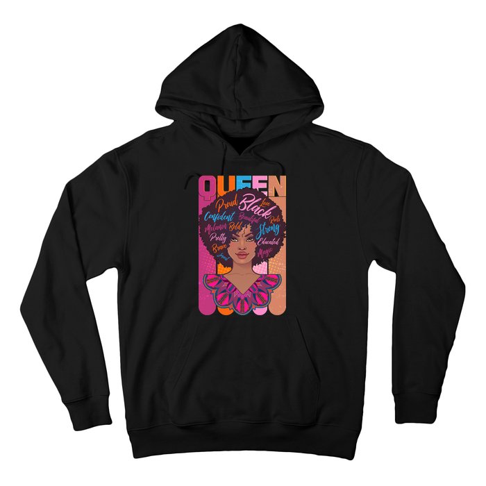 Proud Black African American Queen Hoodie