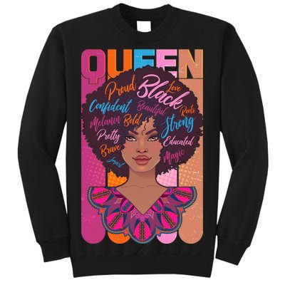 Proud Black African American Queen Sweatshirt