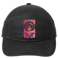 Proud Black African American Queen 7-Panel Snapback Hat