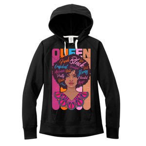 Proud Black African American Queen Women's Fleece Hoodie