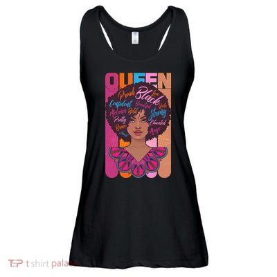 Proud Black African American Queen Ladies Essential Flowy Tank