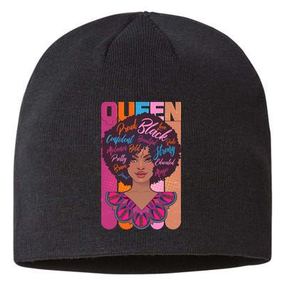 Proud Black African American Queen Sustainable Beanie