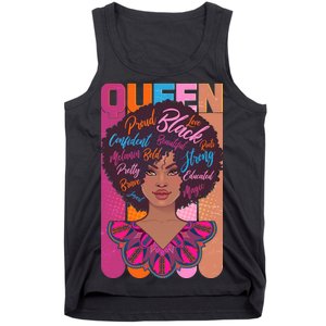 Proud Black African American Queen Tank Top