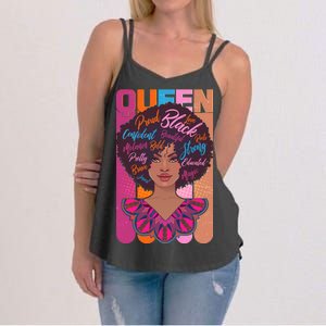 Proud Black African American Queen Women's Strappy Tank