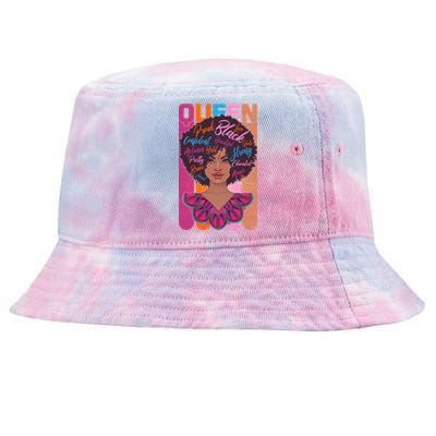 Proud Black African American Queen Tie-Dyed Bucket Hat