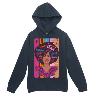 Proud Black African American Queen Urban Pullover Hoodie