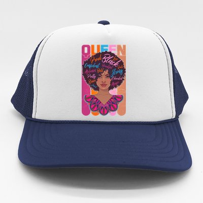 Proud Black African American Queen Trucker Hat