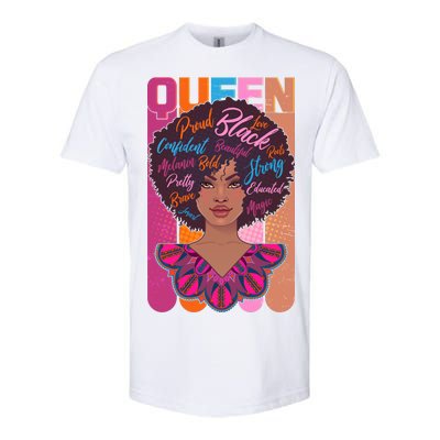 Proud Black African American Queen Softstyle® CVC T-Shirt