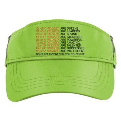 Proud Black Women Are Amazing Adult Drive Performance Visor