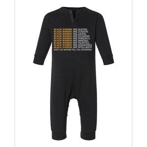 Proud Black Women Are Amazing Infant Fleece One Piece