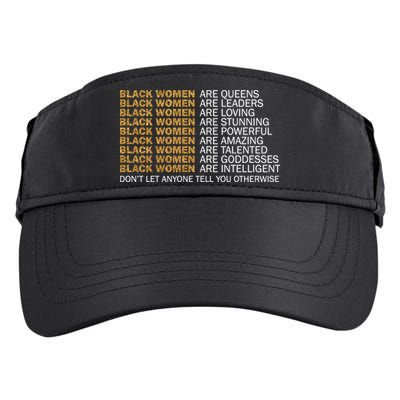 Proud Black Women Are Amazing Adult Drive Performance Visor