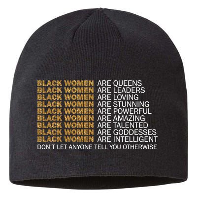 Proud Black Women Are Amazing Sustainable Beanie