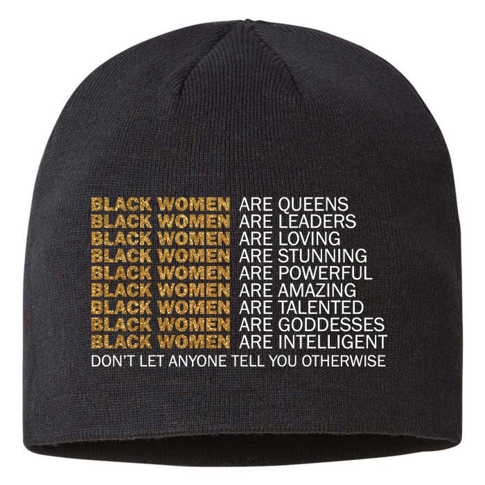 Proud Black Women Are Amazing Sustainable Beanie