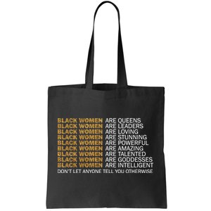 Proud Black Women Are Amazing Tote Bag