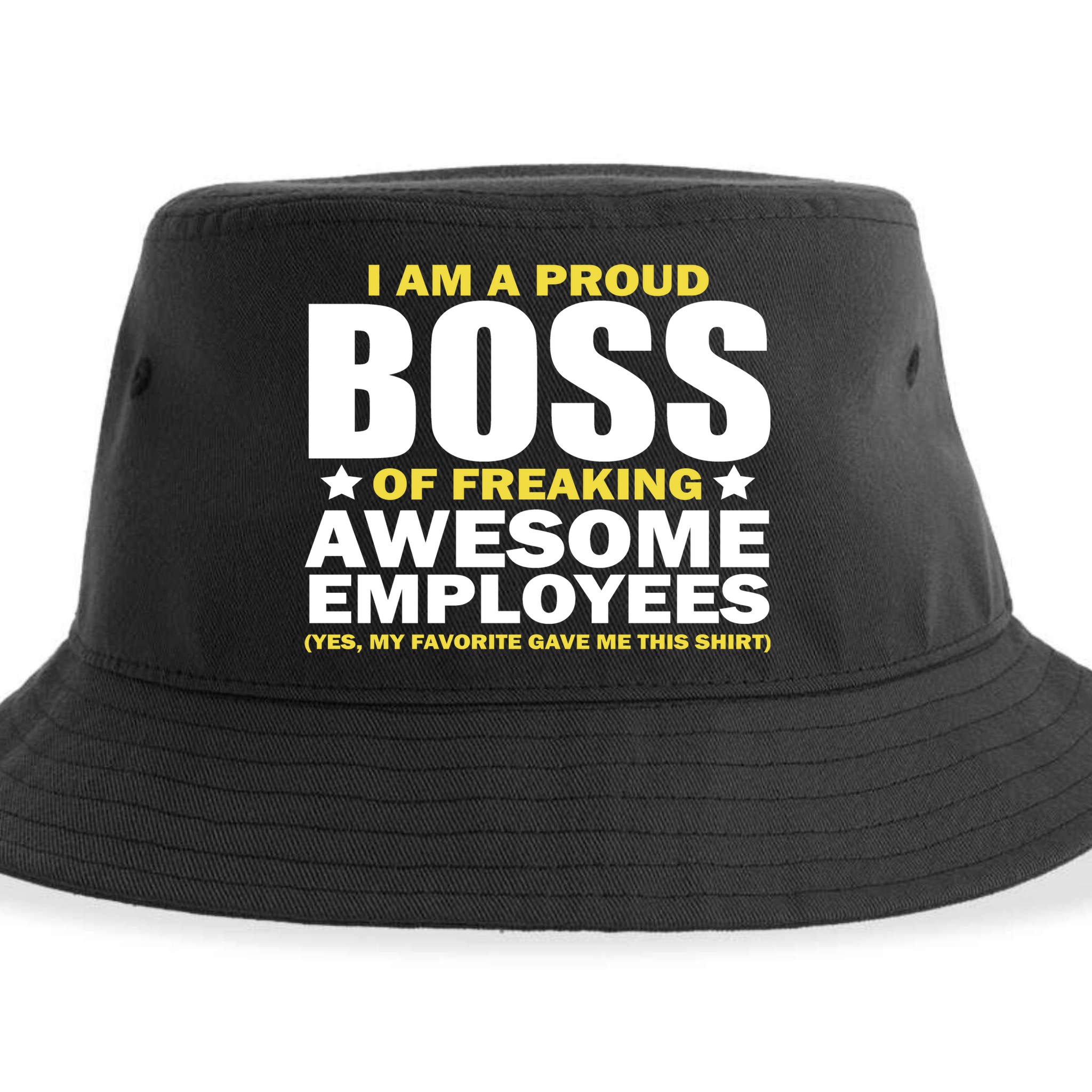 Proud Boss Of Freaking Awesome Employees Sustainable Bucket Hat