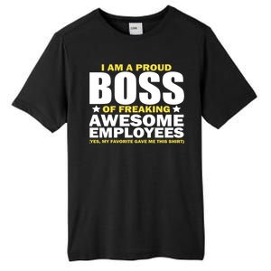 Proud Boss Of Freaking Awesome Employees Tall Fusion ChromaSoft Performance T-Shirt