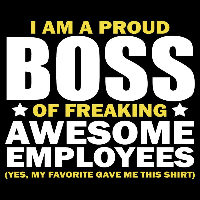 Proud Boss Of Freaking Awesome Employees Flatbill Hat