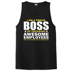 Proud Boss Of Freaking Awesome Employees PosiCharge Competitor Tank