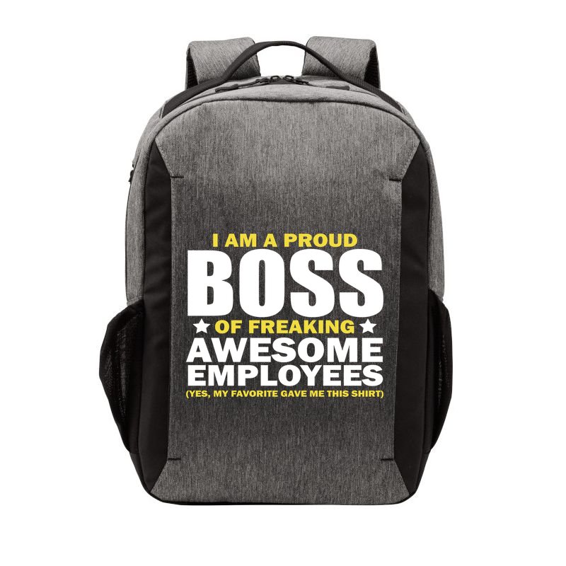 Proud Boss Of Freaking Awesome Employees Vector Backpack