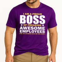 Proud Boss Of Freaking Awesome Employees Cooling Performance Crew T-Shirt