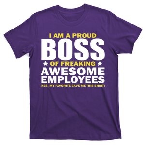 Proud Boss Of Freaking Awesome Employees T-Shirt