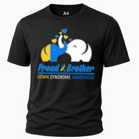 Proud Brother Down Syndrome Awareness Elephants Cooling Performance Crew T-Shirt