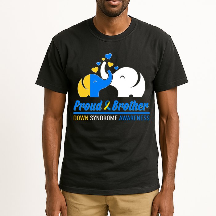 Proud Brother Down Syndrome Awareness Elephants Tall T-Shirt