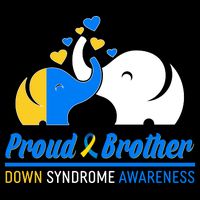Proud Brother Down Syndrome Awareness Elephants Tall T-Shirt