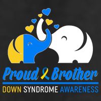 Proud Brother Down Syndrome Awareness Elephants 11oz C Handle Ceramic Mug