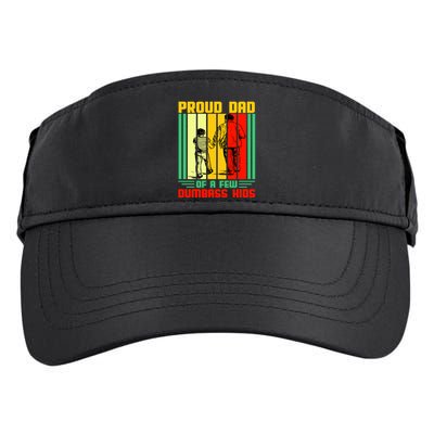 Proud Dad of a few Dumbass Kids Adult Drive Performance Visor