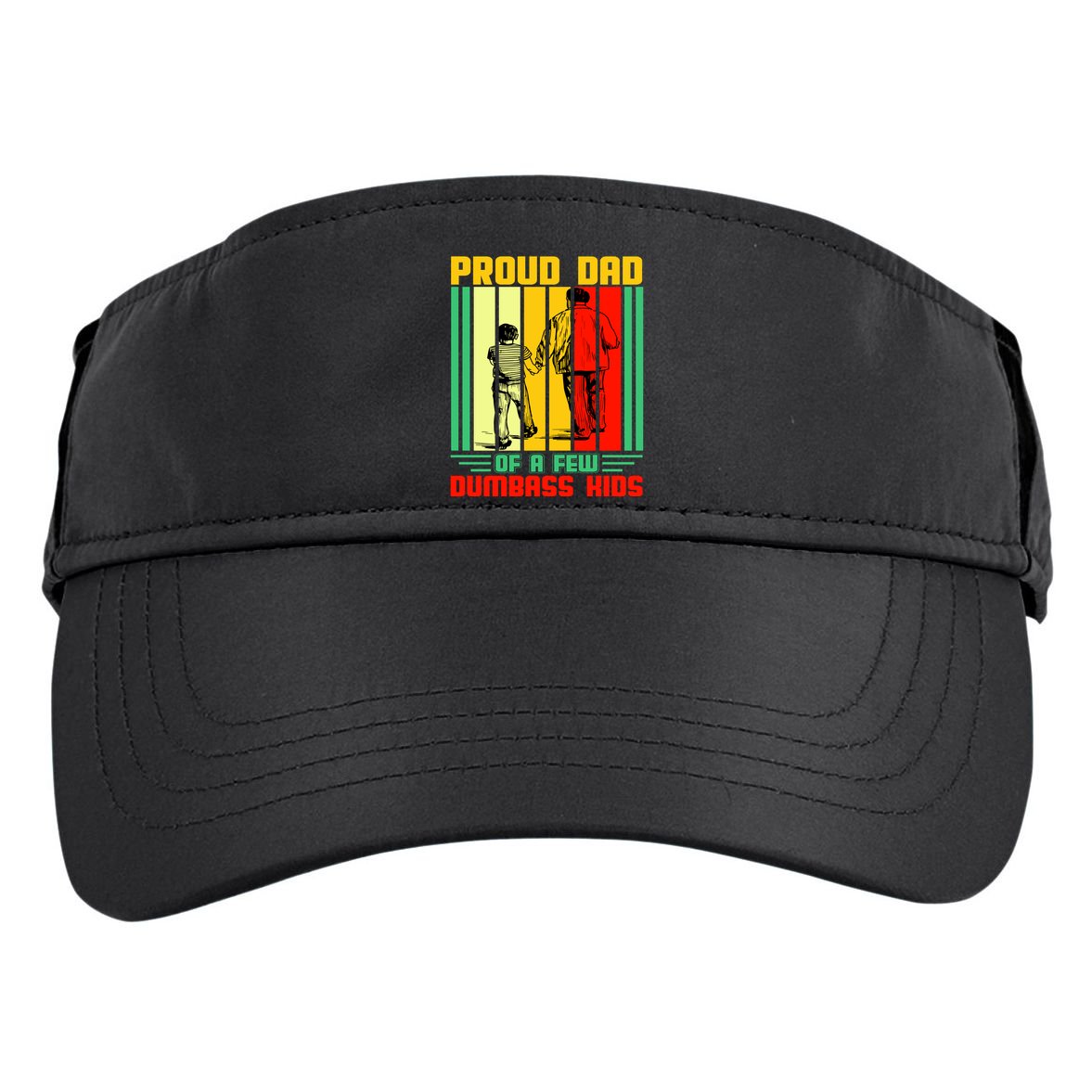 Proud Dad of a few Dumbass Kids Adult Drive Performance Visor