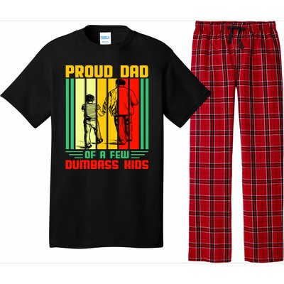 Proud Dad of a few Dumbass Kids Pajama Set