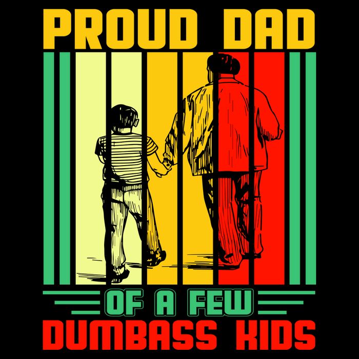 Proud Dad of a few Dumbass Kids 16 in Basic Backpack