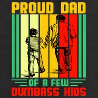 Proud Dad of a few Dumbass Kids Golf Towel