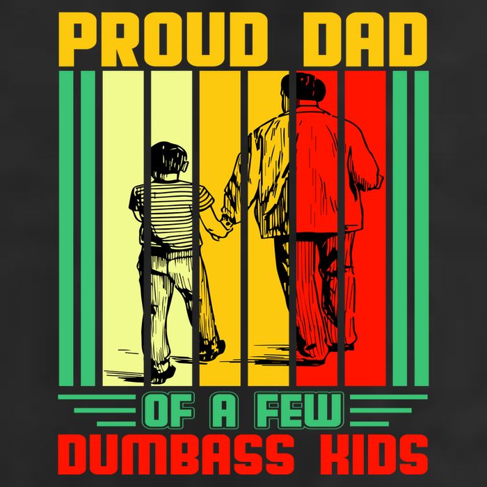 Proud Dad of a few Dumbass Kids Golf Towel