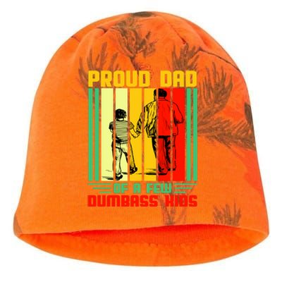 Proud Dad of a few Dumbass Kids Kati - Camo Knit Beanie