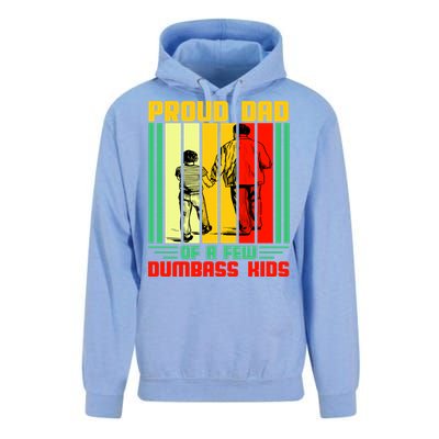 Proud Dad of a few Dumbass Kids Unisex Surf Hoodie