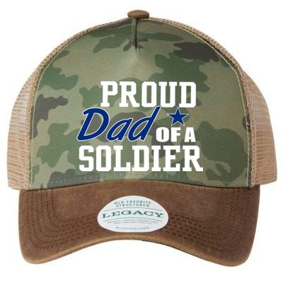 Proud Dad of A Soldier Legacy Tie Dye Trucker Hat
