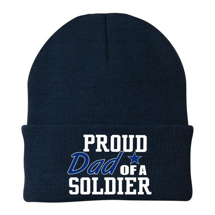 Proud Dad of A Soldier Knit Cap Winter Beanie