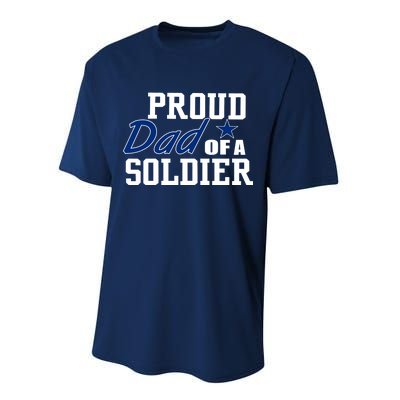 Proud Dad of A Soldier Performance Sprint T-Shirt