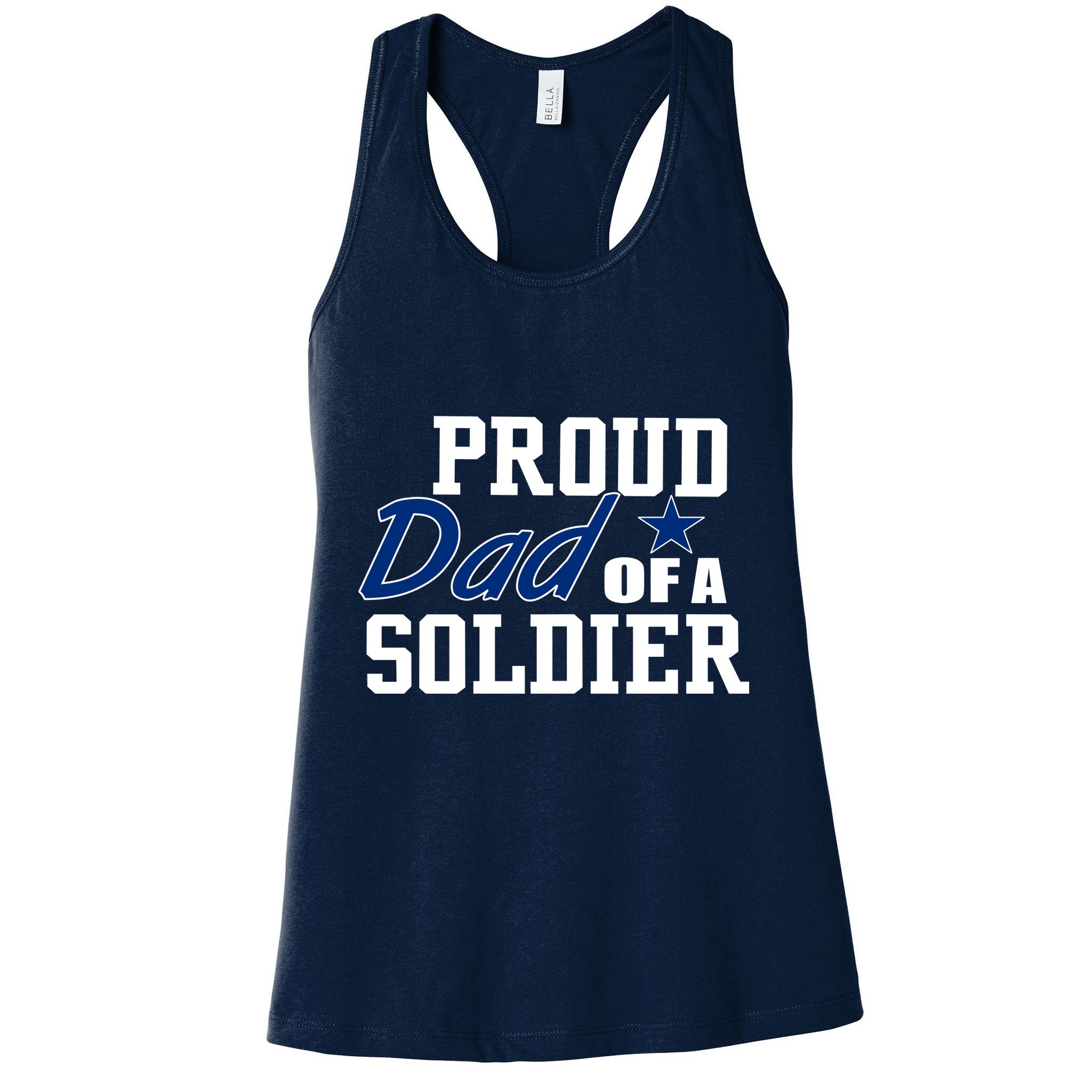 Proud Dad of A Soldier Womens Tank Top