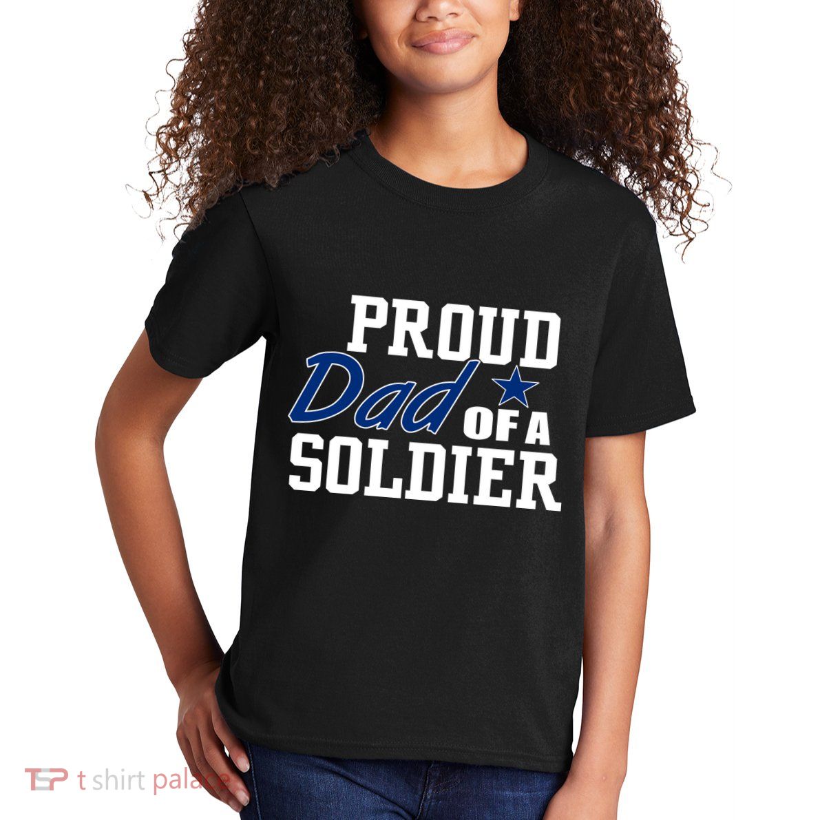 Proud Dad of A Soldier Kids T-Shirt