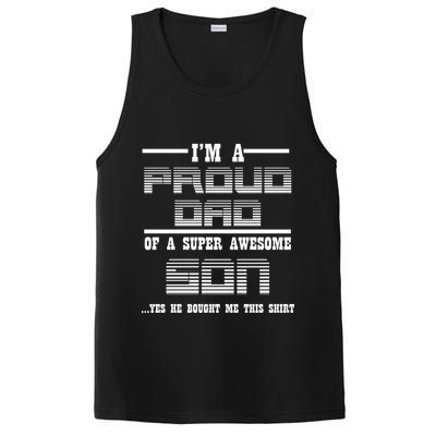 Proud Dad Of A Super Awesome Son Yes He Bought Me This PosiCharge Competitor Tank