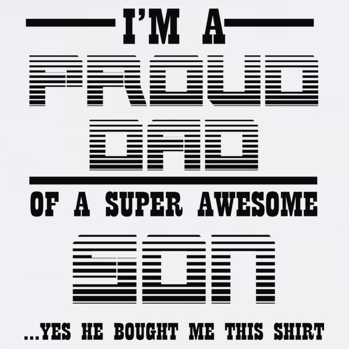 Proud Dad Of A Super Awesome Son Yes He Bought Me This Garment-Dyed Sweatshirt