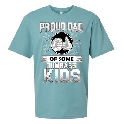 Proud Dad Of Some Dumbass Kids Sueded Cloud Jersey T-Shirt