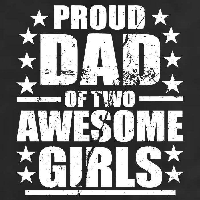 Proud Dad Of Two Awesome Girls 11oz C Handle Ceramic Mug