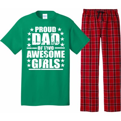 Proud Dad Of Two Awesome Girls Pajama Set