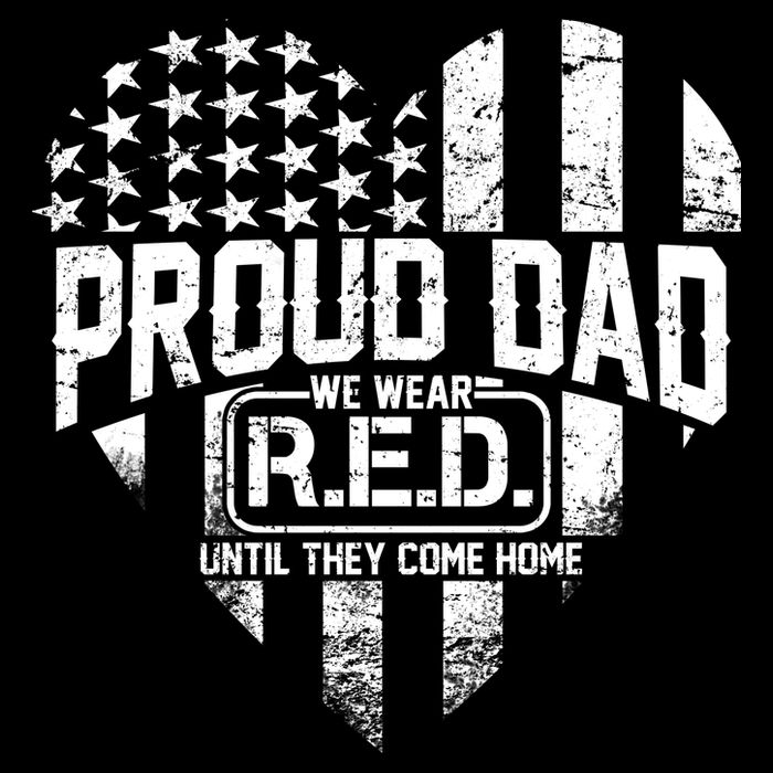 Proud Dad We Wear RED Until They Come Home Cooling Performance Crew T-Shirt